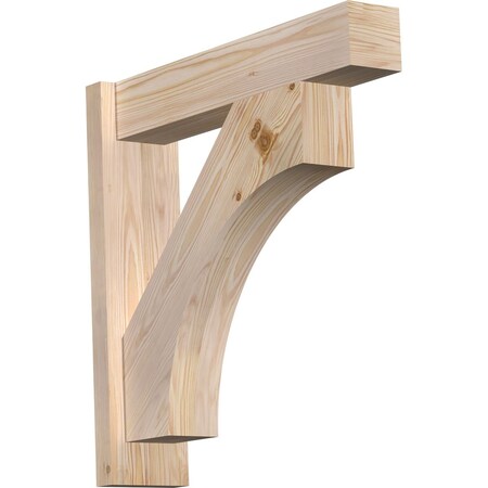 Ekena Millwork Westlake Block Smooth Outlooker, Douglas Fir, 5 1/2"W x 24"D x 24"H OUT06X24X24WTL05SDF